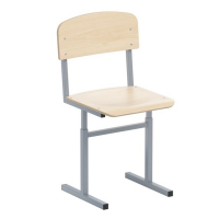Стул ученический регулируемый на прямоугольной трубе - fgospostavki.ru - Владивосток
