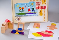 Игровой набор Фребеля "Конструктор деревянный без соединений-2" (Серия "Эксперимент") - fgospostavki.ru - Владивосток