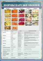 Стенд "Формы нарезки овощей" - fgospostavki.ru - Владивосток