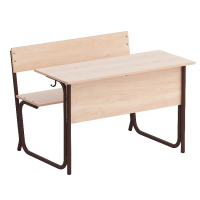 Парта (Место учебное) на круглой трубе - fgospostavki.ru - Владивосток