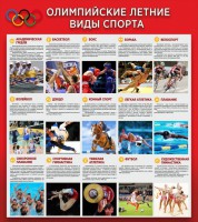 Стенд "Олимпийские летние виды спорта" - fgospostavki.ru - Владивосток