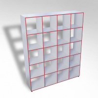 Шкаф открытый многосекционный ТР20 ЛДСП - fgospostavki.ru - Владивосток