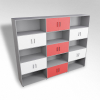 Шкаф встраиваемый закрытый с открытой полкой многосекционный ТР9 ЛДСП  - fgospostavki.ru - Владивосток