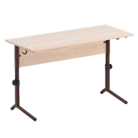 Стол ученический двухместный  регулируемый на плоскоовальной трубе - fgospostavki.ru - Владивосток