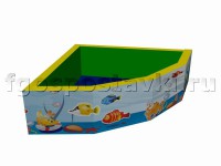 Сухой бассейн угловой с шелкографией - fgospostavki.ru - Владивосток