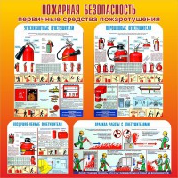 Стенд "Пожарная безопасность" Вариант 2 - fgospostavki.ru - Владивосток