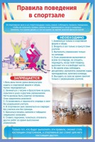 Стенд "Правила поведения в спортзале №1" - fgospostavki.ru - Владивосток