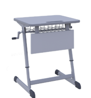 Парта NOMAD V одноместная регулируемая по высоте с антивандальной кромкой - fgospostavki.ru - Владивосток