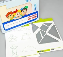 Игровой набор "Танграм" (с комплектом карточек) - fgospostavki.ru - Владивосток