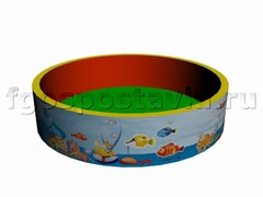Сухой бассейн круглый с шелкографией - fgospostavki.ru - Владивосток
