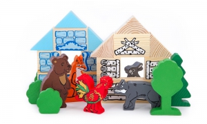 Комплект игрушек для сказкотерапии "Зайкина избушка" - fgospostavki.ru - Владивосток