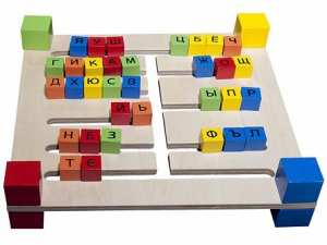 Фронтальное наглядное игровое пособие "Двухсторонний русский алфавит" - fgospostavki.ru - Владивосток