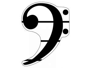 Набор магнитных карточек "Басовый ключ "фа" (3 штуки) - fgospostavki.ru - Владивосток