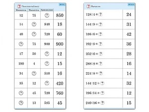 Комплект карточек (10) "Обучающий калейдоскоп. Умножение и деление в два шага" - fgospostavki.ru - Владивосток
