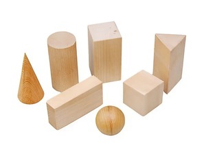 Набор "Тела геометрические" (деревянные) - fgospostavki.ru - Владивосток