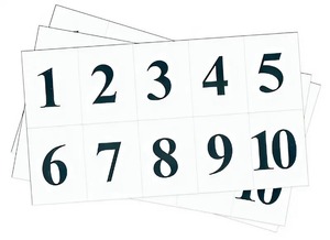 Набор цифр от 1 до 10 (для начальной школы) - fgospostavki.ru - Владивосток