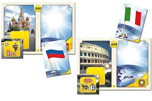 Настольно-печатная игра "Флаги стран мира 1. Европа" - fgospostavki.ru - Владивосток