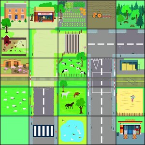 Тематическое поле-маршрутизатор «Ферма» для мини-робота Bee-Bot/Blue-Bot - fgospostavki.ru - Владивосток