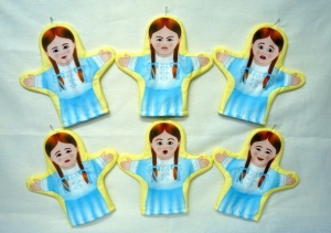 Набор рукавичек "Эмоции (девочки)" 6 штук - fgospostavki.ru - Владивосток