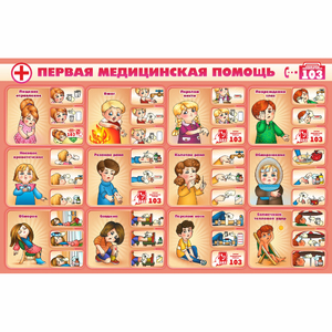 Стенд "Первая помощь" - fgospostavki.ru - Владивосток