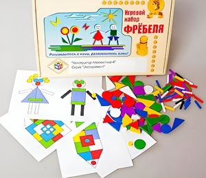 Игровой набор Фребеля "Конструктор плоскостной-4" (Серия "Эксперимент") - fgospostavki.ru - Владивосток