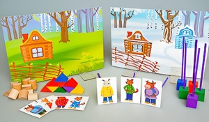 Игровой набор Фребеля "Заюшкина избушка" (серия "Сказочный мир". Выпуск 1) - fgospostavki.ru - Владивосток
