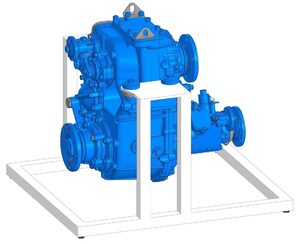 Учебное оборудование «Раздаточная коробка с коробкой отбора мощности в разрезе грузового автомобиля КамАЗ» - fgospostavki.ru - Владивосток