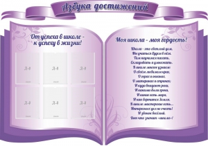 Стенд "Азбука достижений" (резной стенд из 3-х частей) - fgospostavki.ru - Владивосток