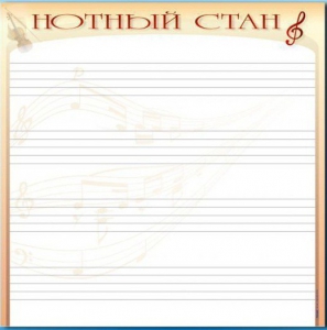 Доска магнитно-маркерная "Нотный стан" - fgospostavki.ru - Владивосток