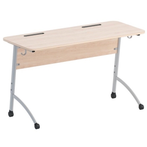 Стол двухместный ученический регулируемый на плоскоовальной трубе - fgospostavki.ru - Владивосток