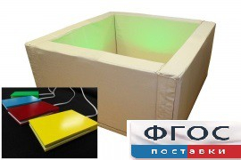 Сухой бассейн вибромузыкальный с клавишами управления (150х150х66 сантиметров) - fgospostavki.ru - Владивосток