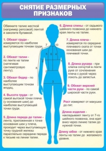 Стенд "Снятие мерок" Вариант 2 - fgospostavki.ru - Владивосток