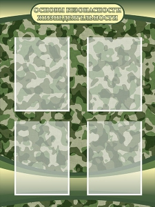 Стенд "Основы безопасности жизнедеятельности" Вариант 1 - fgospostavki.ru - Владивосток