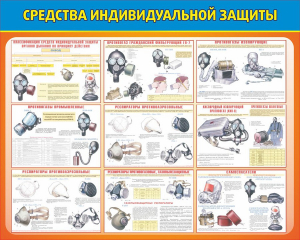 Стенд "Средства индивидуальной защиты" Вариант 2 - fgospostavki.ru - Владивосток