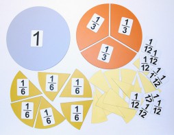 Набор магнитных карточек "Доли и дроби - 3" - fgospostavki.ru - Владивосток