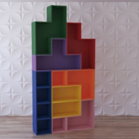 Стеллаж для игрушек "Цветная стройка" - fgospostavki.ru - Владивосток