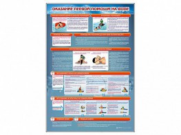 Стенд "Оказание первой помощи на воде" - fgospostavki.ru - Владивосток