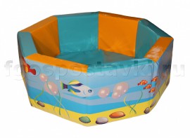 Сухой бассейн восьмигранный с шелкографией - fgospostavki.ru - Владивосток