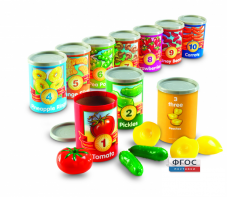 Набор для счета от 1 до 10 "Консервы" - fgospostavki.ru - Владивосток