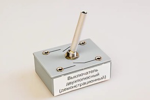 Выключатель двухполюсный (демонстрационный) - fgospostavki.ru - Владивосток