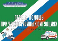 Комплект плакатов "Первая помощь при чрезвычайных ситуациях" - fgospostavki.ru - Владивосток