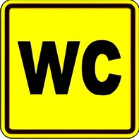 Тактильный знак (WC) 100х100 - fgospostavki.ru - Владивосток