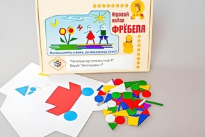 Игровой набор Фребеля "Конструктор плоскостной-1" (Серия "Эксперимент") - fgospostavki.ru - Владивосток