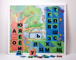 Магнитная доска "Город букв" - fgospostavki.ru - Владивосток