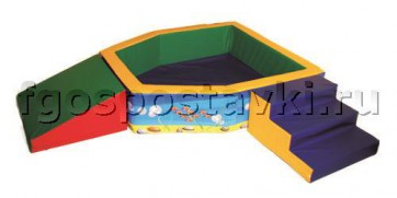 Сухой бассейн "Морская крепость" 1,5х1,2м - fgospostavki.ru - Владивосток