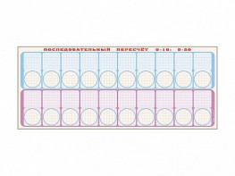 Панно "Объекты, предназначенные для демонстрации последовательного пересчета от 0 до 10; от 0 до 20" + комплект тематических магнитов - fgospostavki.ru - Владивосток
