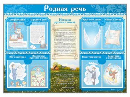 Стенд-уголок "Родная речь" - fgospostavki.ru - Владивосток