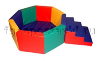 Сухой бассейн восьмигранный с лесенкой - fgospostavki.ru - Владивосток