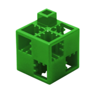 Кубик-основание зеленый 20х20 Artec - fgospostavki.ru - Владивосток