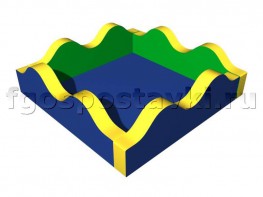 Сухой бассейн "Волна-2" с аппликацией - fgospostavki.ru - Владивосток